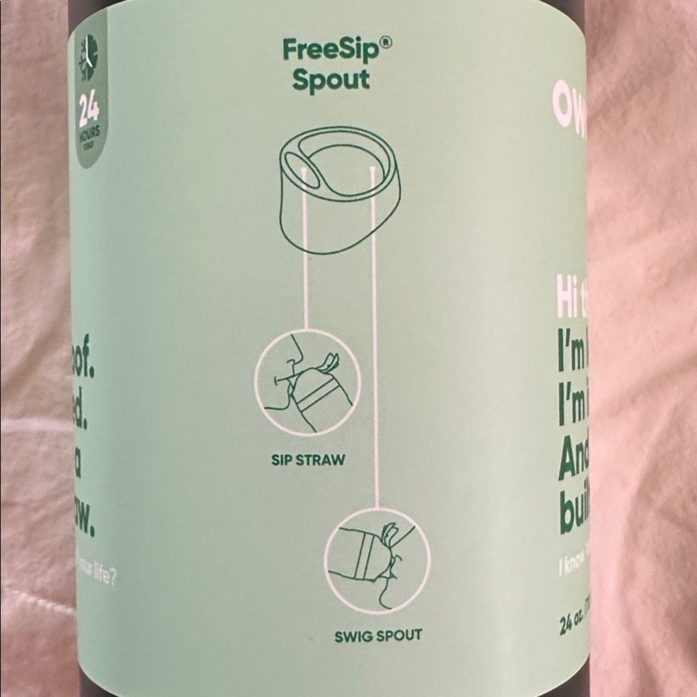 Starbucks Owala Freesip 24 Oz Christmas Holiday Green + Red 2025 - Picture 6 of 7